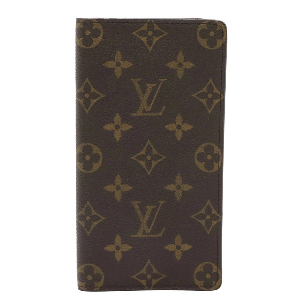 LOUIS VUITTON Monogram Porte Cartes Credit Bi fold Long Wallet